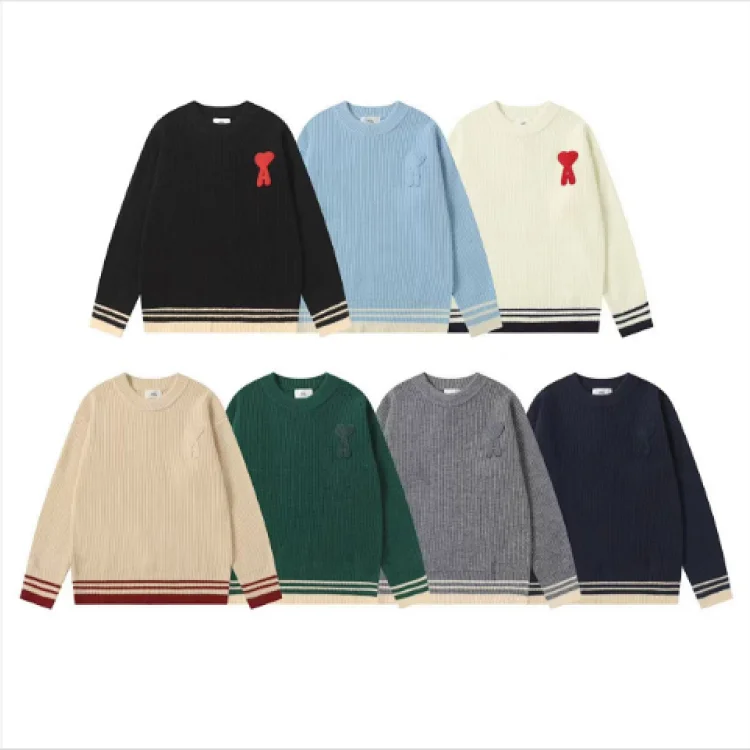  AMI Ribbed Sweater [7 styles]