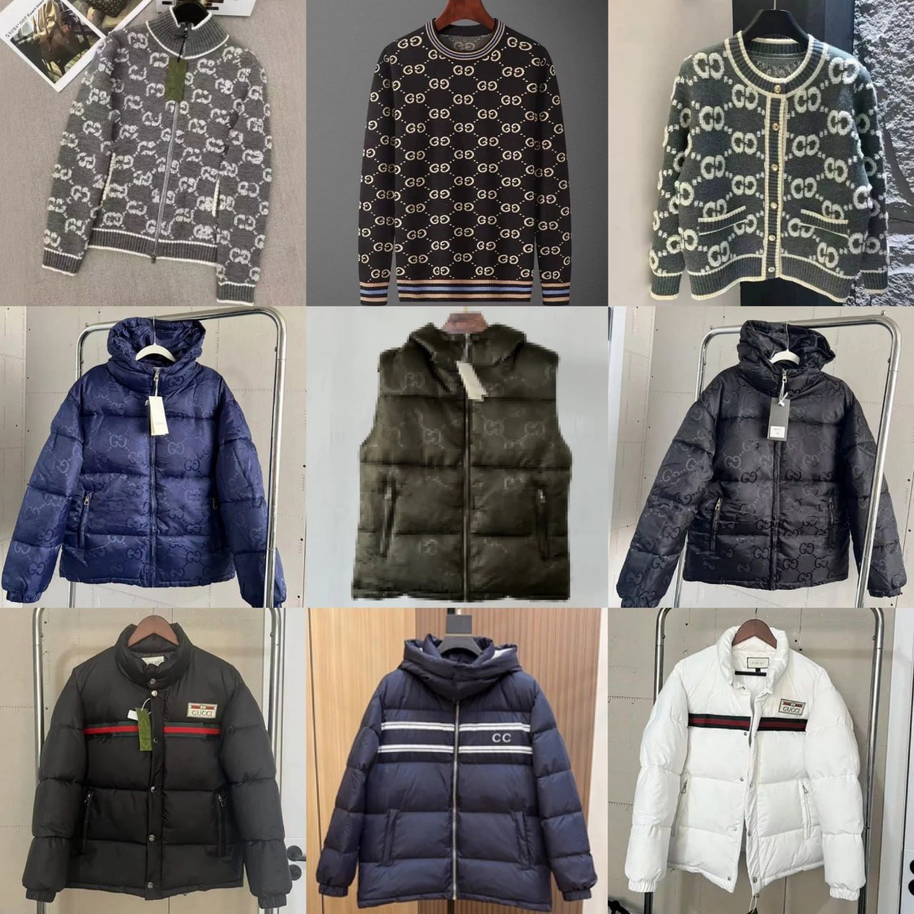 Gucci knitted sweater & do