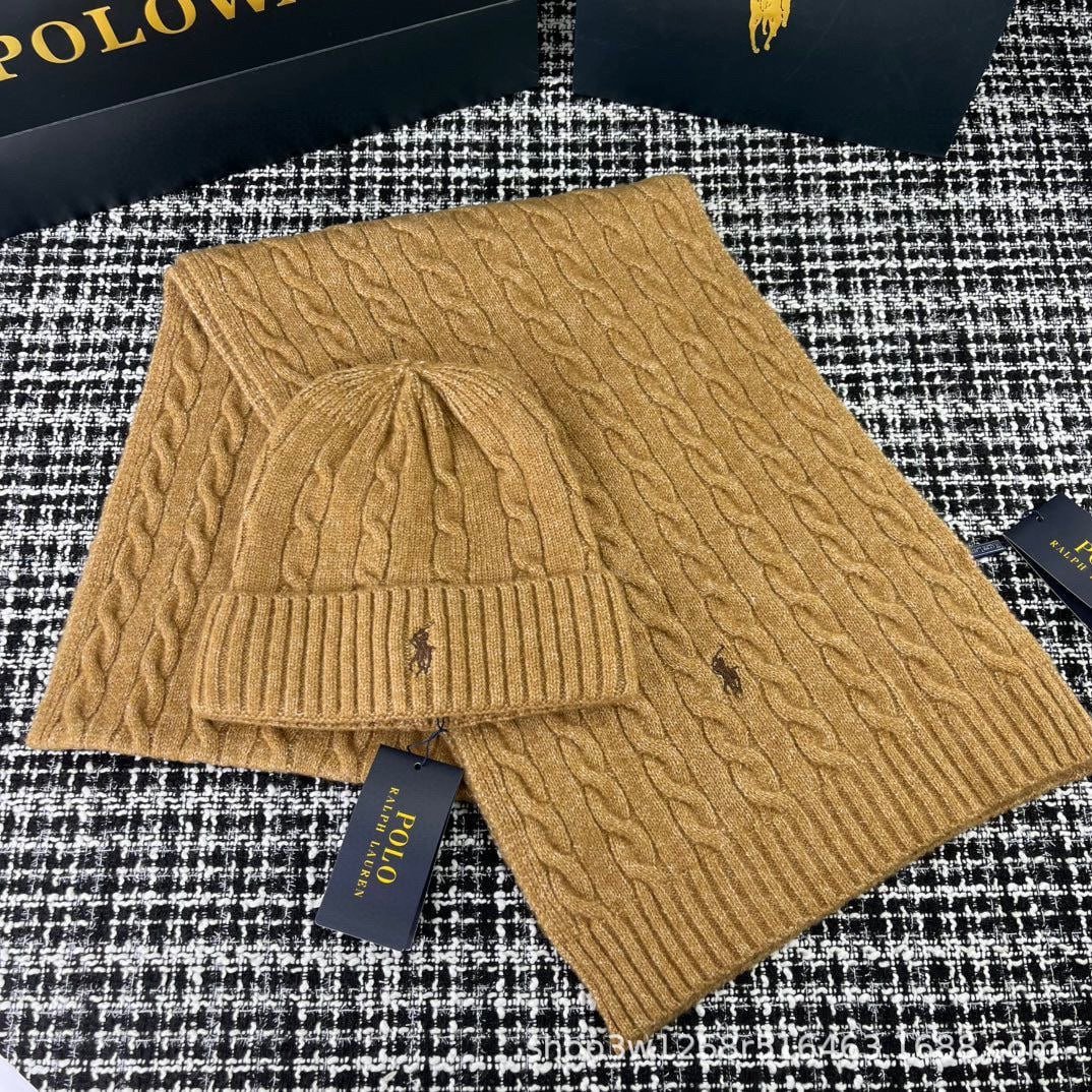 LV Beanie\knitted hat/Louis Vuitton Scarf Set -5