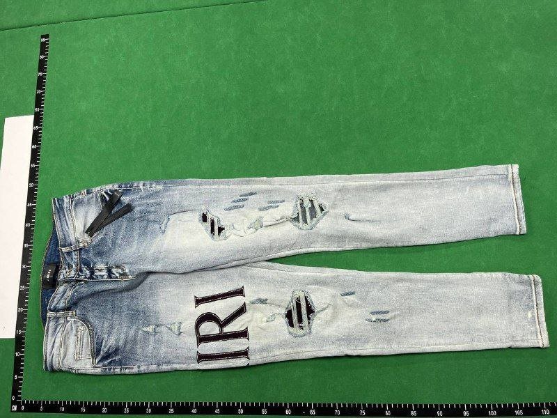 AMIRI Jeans & Corteiz Alcatraz Jeans Star Embroidery -3