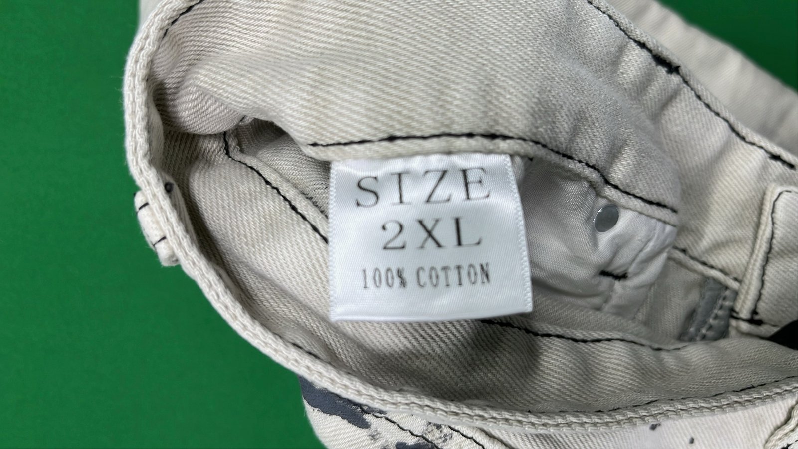 Abstract Graffiti Print Wide Leg Jeans for Men                   -5