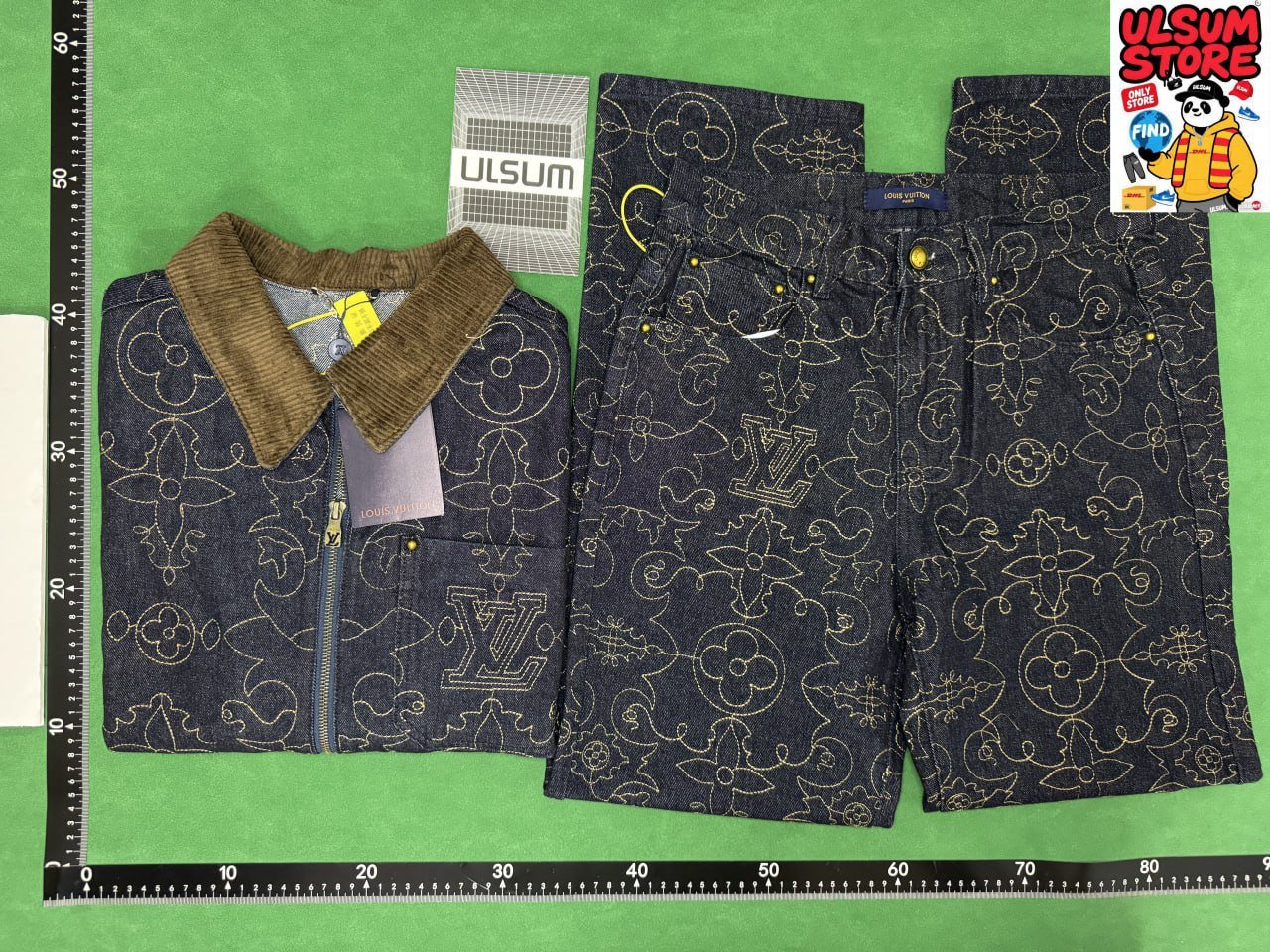 Louis vuitton Long-sleeved denim suit -4