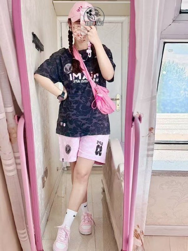 miami bape t-shirt  shorts -2