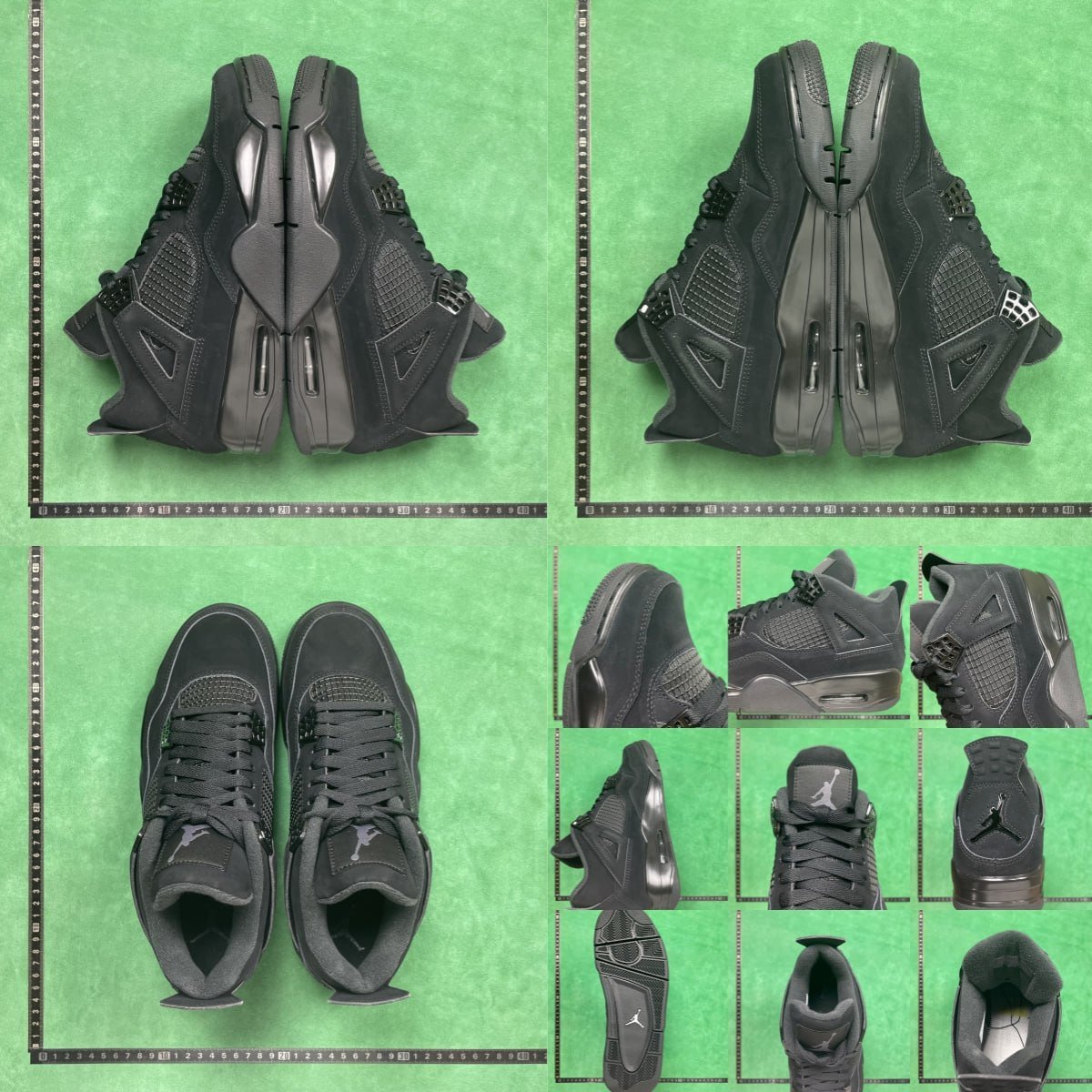 Nike Air Jordan 4 Black Cat Shoes -4