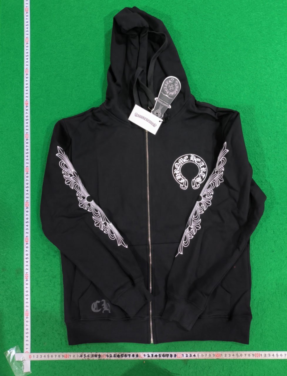 Chrome Hearts Zippered Hoodie -4