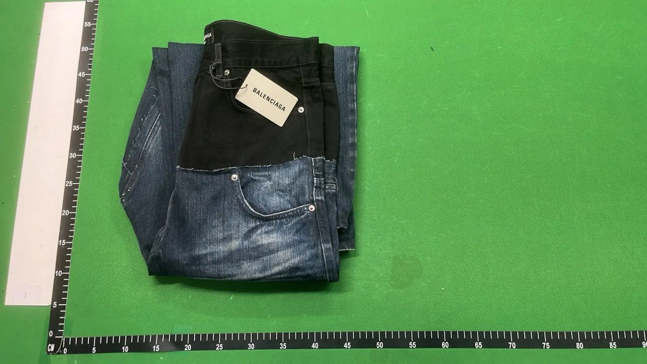 Balenciaga Double Waist Jeans -4
