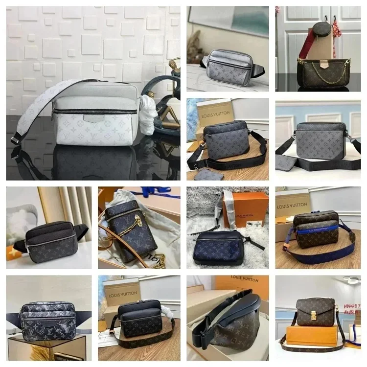 LV Louis Vuitton leather bags