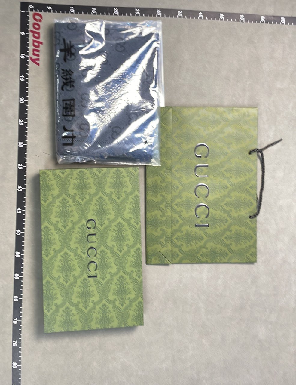 Gucci GG Pattern Knit Scarf -4