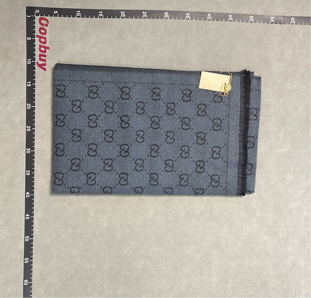 Gucci GG Pattern Knit Scarf -3