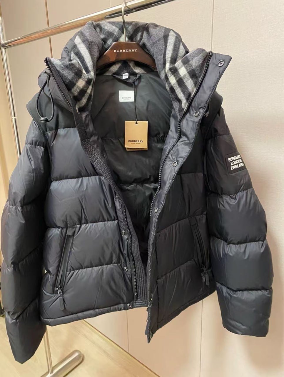 Nylon Puffer Jacket  -4