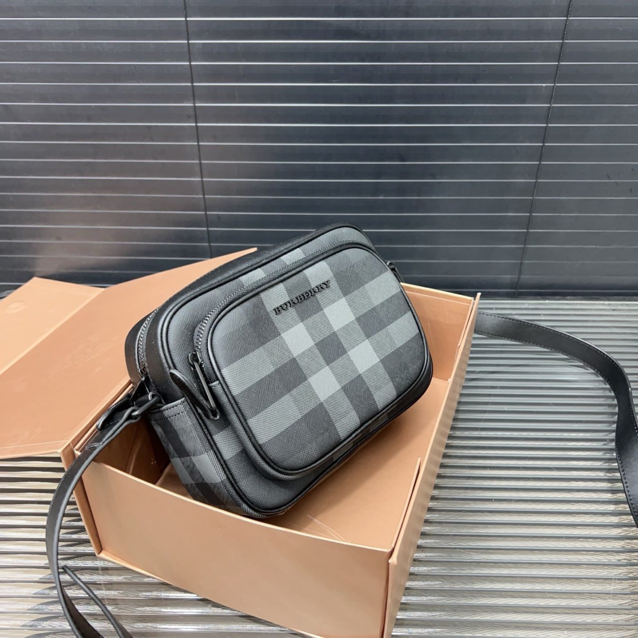 Burberry Check Print Backpacks & Crossbody Bags -3